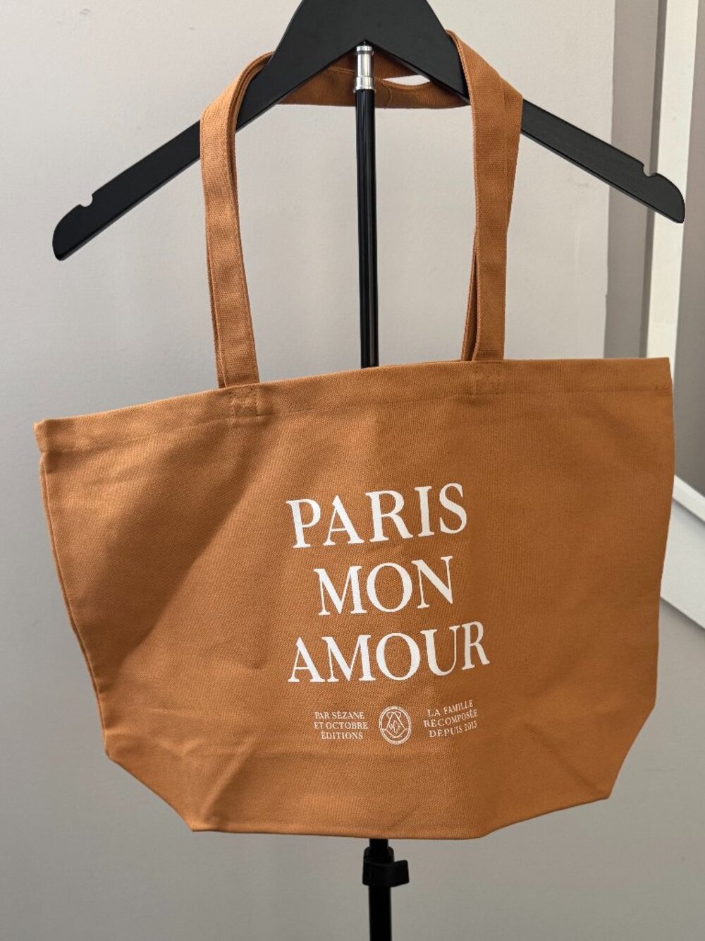 Sezane Cotton Paris Cafe Tote Bag - NWOT